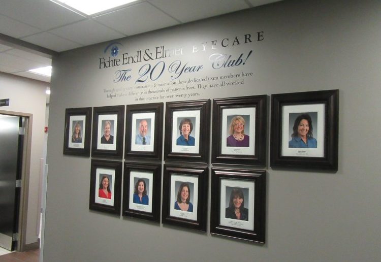 The completed 20-year club wall