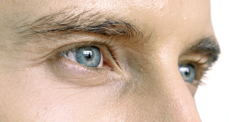 Close up of a Man's eyes