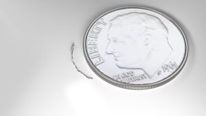 comparison of microstent size to dime