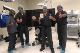 Surgeons Giving Thumbs up